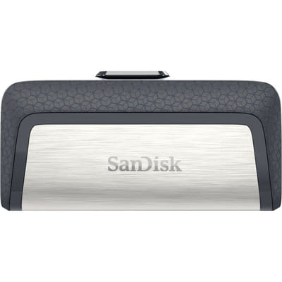 SanDisk Ultra Dual Drive محرك فلاش USB 16 جيجابايت USB نوع-A / USB نوع-C 3.2 جين 1 (3.1 جين 1) أسود، فضي